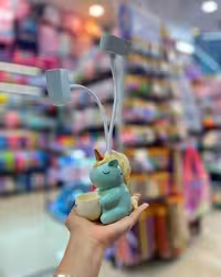 چراغ مطالعه دوقلوی جاقلمی و تراش دار طرح یونیکورن