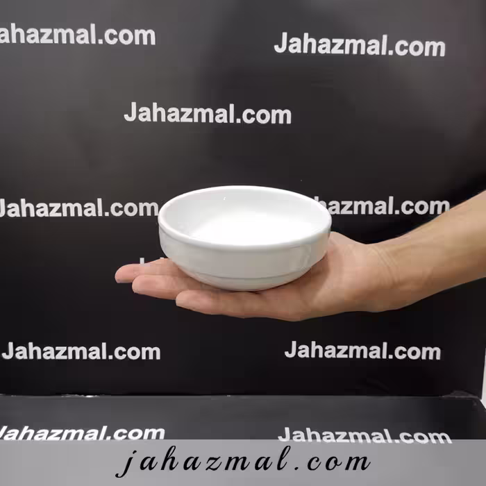 پیاله 12 هتلی سفید چینی زرین