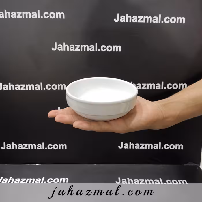 پیاله 12 هتلی سفید چینی زرین