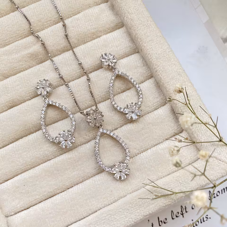 نمونه نیمست جواهری نقره خارجی
