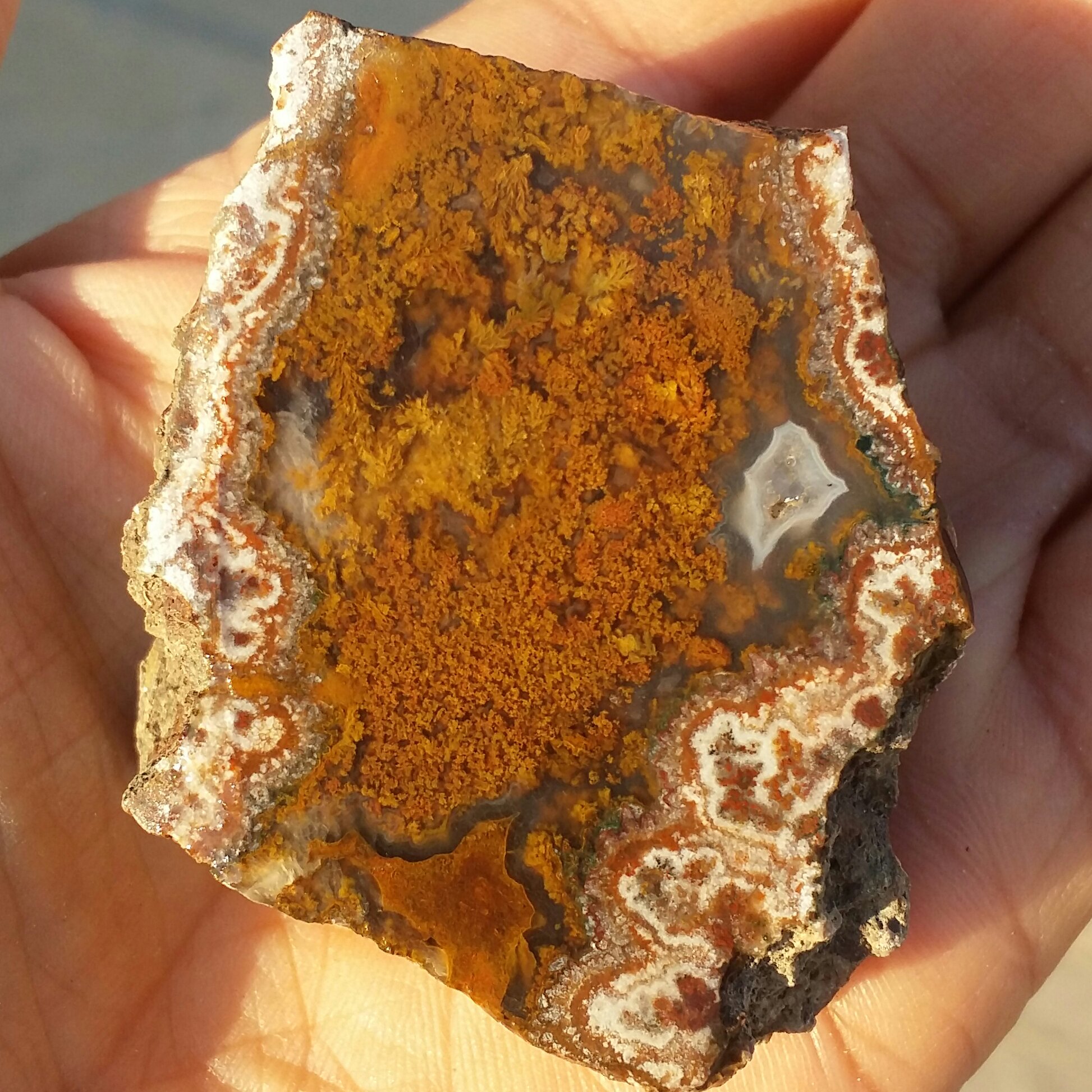 اسلایس سنگ راف عقیق شجر منظره 7رنگ بسیار دیدنی شاهکاار خلقت کاملا طبیعی
با قابلیت ساخت چند نگین قیمتی
تابلو نقاشی طبیعی
