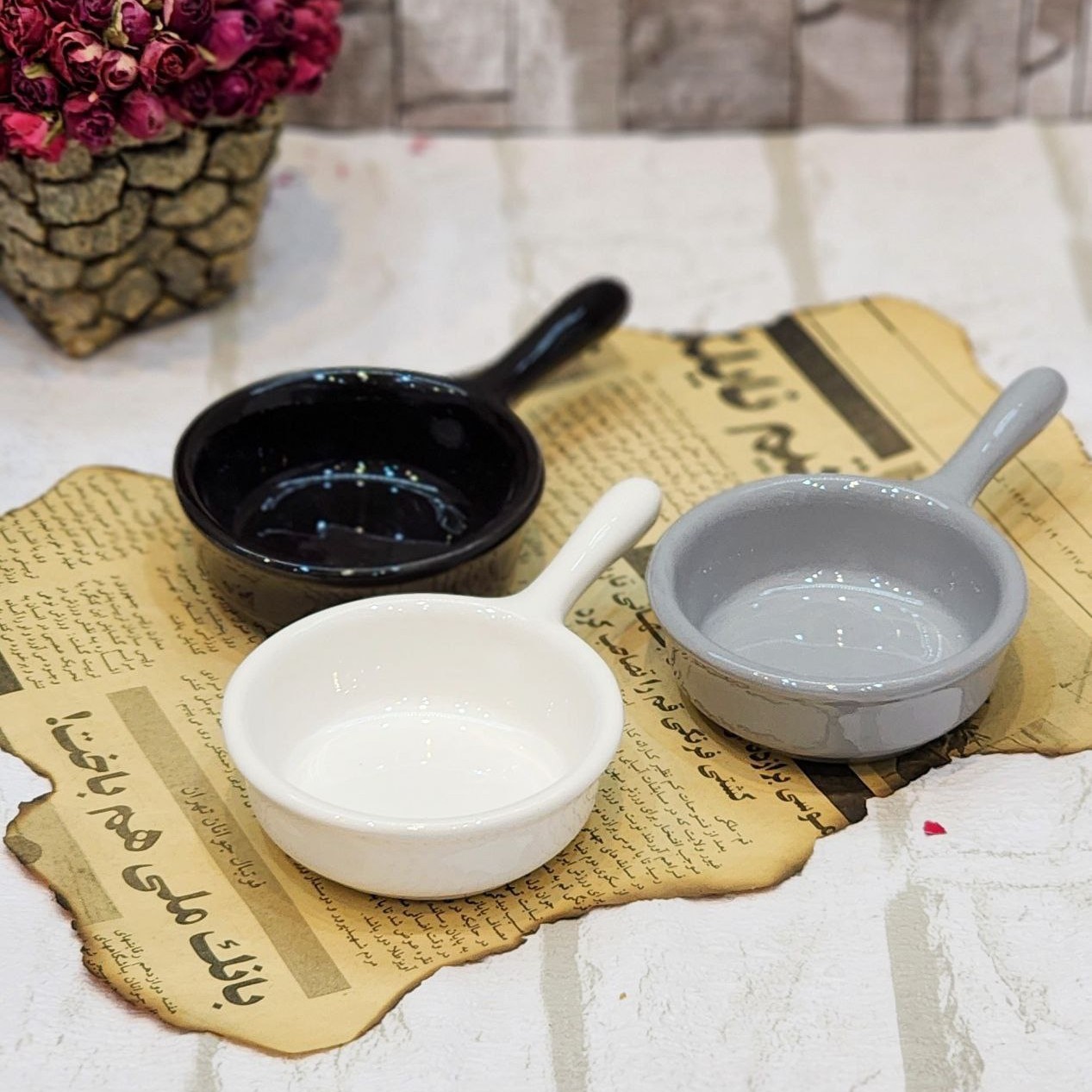 سس خوری تکی سرامیکی رنگی