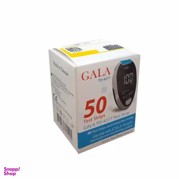 نوار تست قند خون گالا مدل TD-4277 بسته 50 عددی