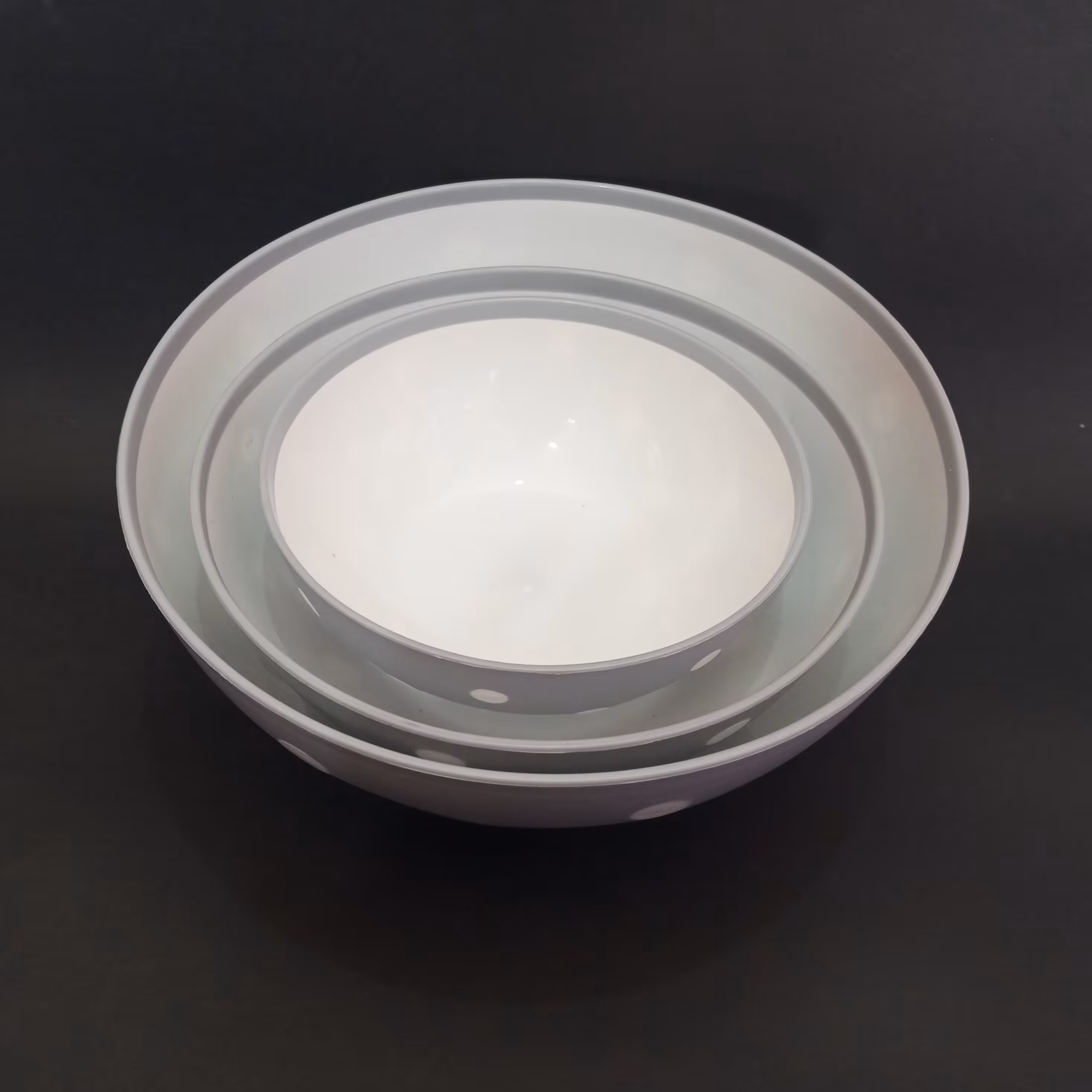 کاسه خالدار توسی ستایی 25 20 و 16 سانتی 