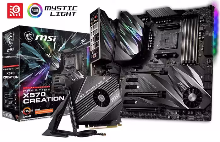 مادربرد ام اس آی مدل PRESTIGE X570 CREATION