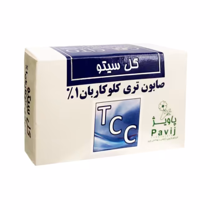 صابون آنتی باکتریال گل سیتو مدل TCC وزن 100 گرم