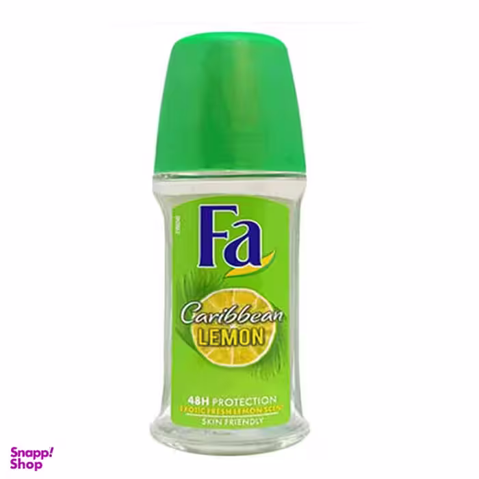 رول ضد تعریق زنانه فا (Fa) مدل Caribbean Lemon حجم 47 میلی لیتر