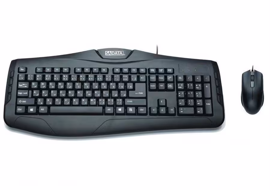 کیبورد و ماوس باسیم سادیتا مدل SKM-1655 با حروف فارسی