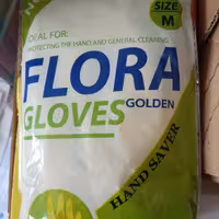 دستکش فلورا  طلایی مناسب نظافت و شست و شو 