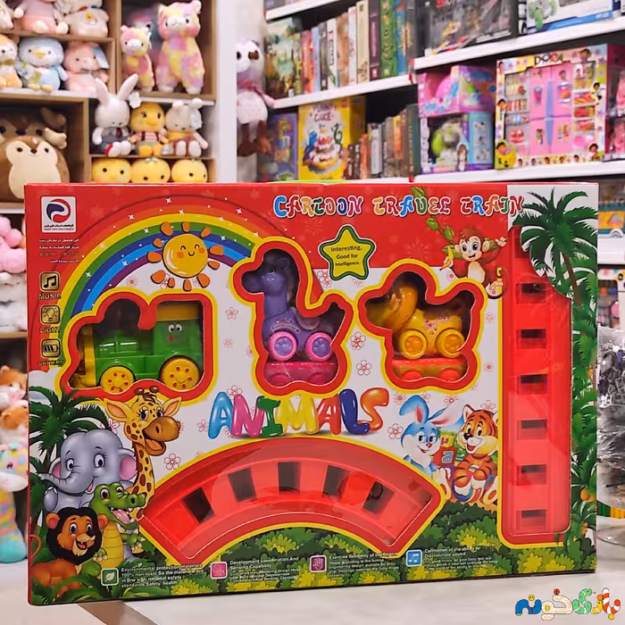 اسباب بازی قطار  کوچک سه واگنه شرکت پارس باطری خور 