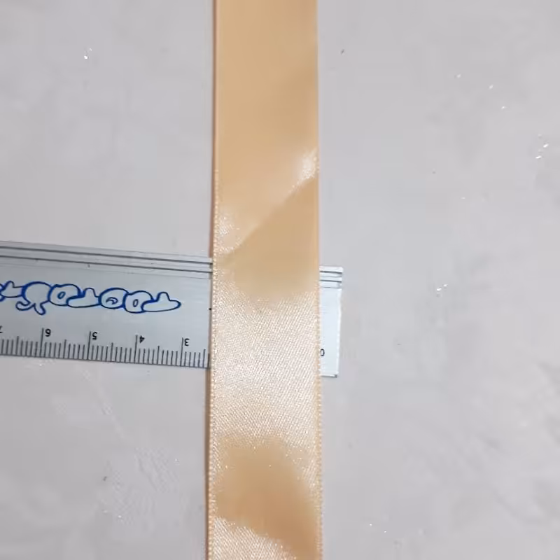 روبان ساتن گلبهی 2.5 سانت(یک متر)