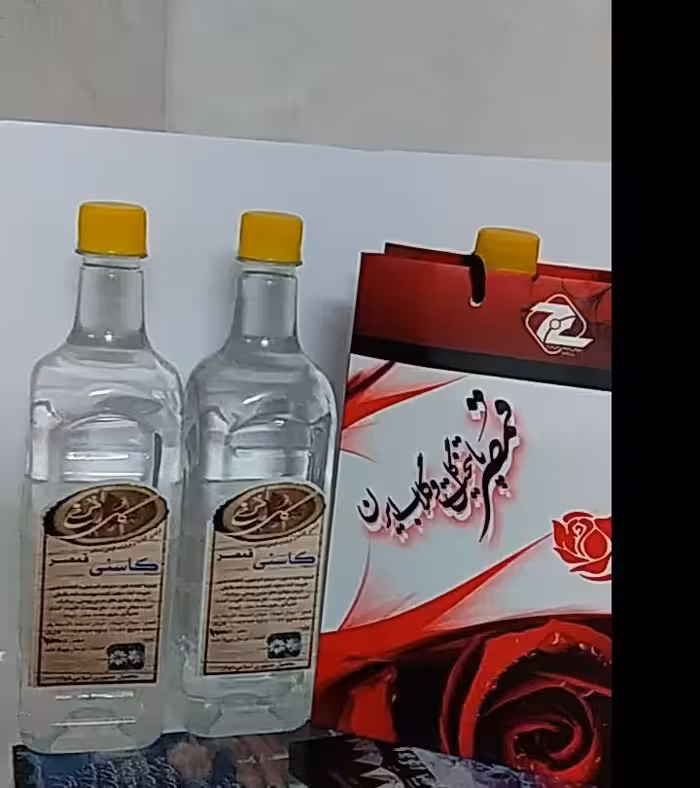 عرق کاسنی قمصر کاشان 2لیتر با کیفیت خاص و تولید سفارشی و سنتی
