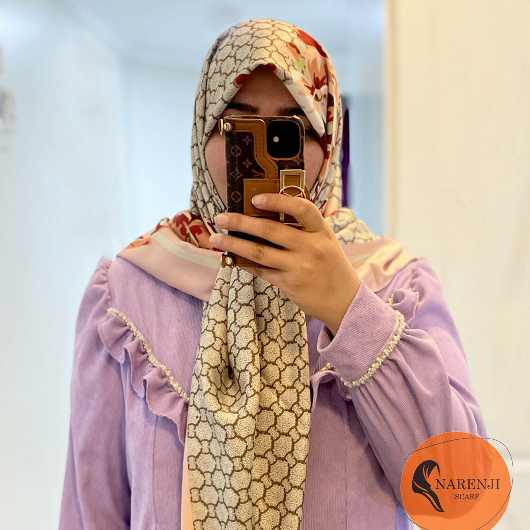 روسری قواره بزرگ ابریشم کجراه وارداتی