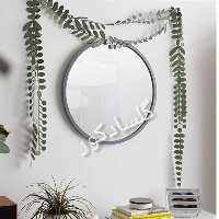 آینه گرد فلزی قطر 50 سانتیمتر گلسا دکور ارسال به خارج از شهر تهران با باربری و پس کرایه