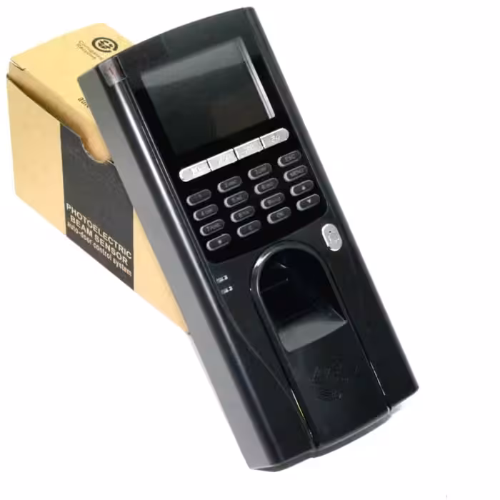 اکسس کنترل اثرانگشت و کدینگ و کارت خوان با امکان گزارش گیری و کنترل تردد . دارای دکمه زنگ محصول درجه با کاربرد های مختلف