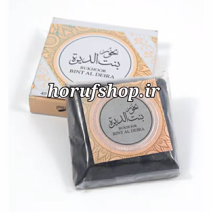 گشته عود بخور مدل بنت الدیره  40گرم ارض الزعفران ساخت کشور امارات