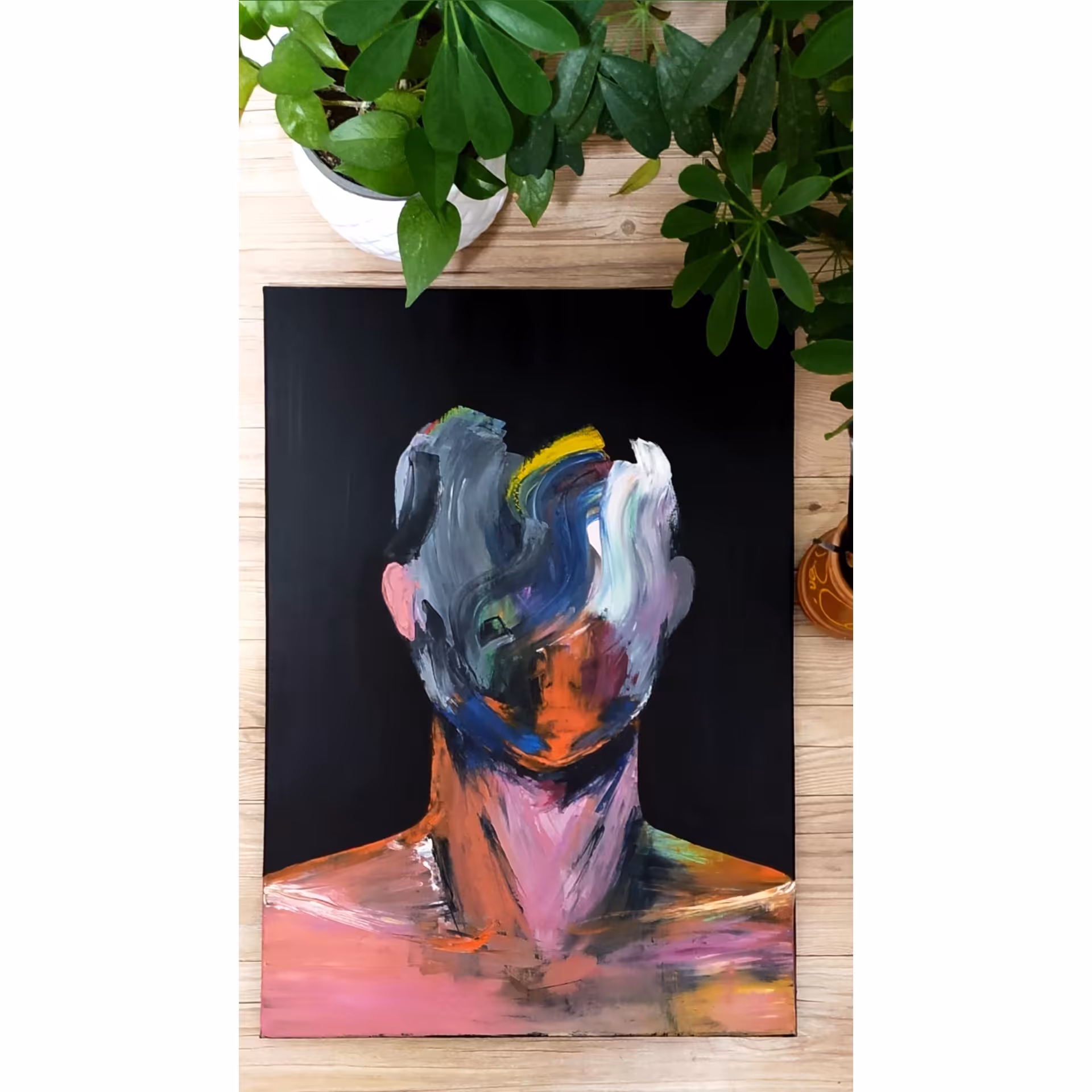 تابلو رنگ روغن طرح ابهام