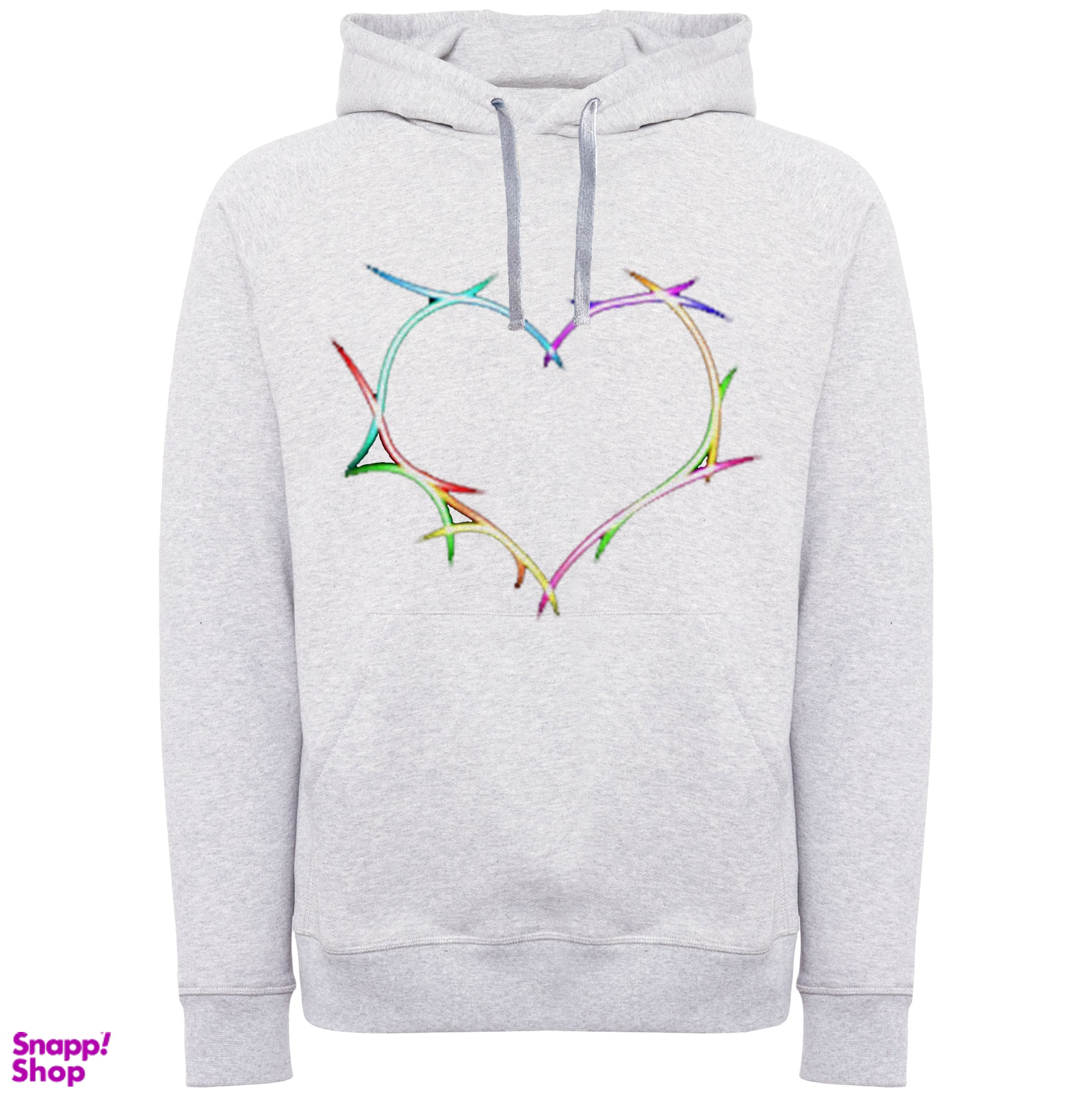 هودی زنانه طرح قلب کد F165