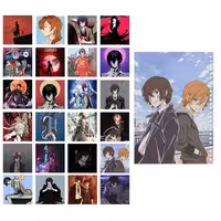 دفتر یادداشت باژیکان طرح انیمه سگ های ولگرد بانگو کد 20111592 به همراه فتوکارت مجموعه 24 عددی