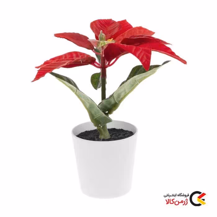 گلدان و گل مصنوعی مدل red fejka برند ایکیا