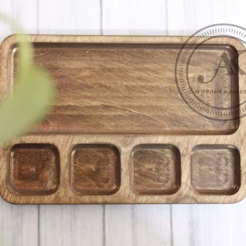 ظرف چوبی پذیرایی هتلی 5خانه