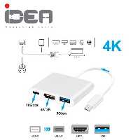 تبدیل ایده  Type-C به HDMI و USB3.0 و PD Type-C ایده