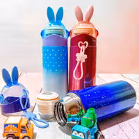 فلاسک تمام استیل نوزاد و کودک طرح خرگوش 500ml