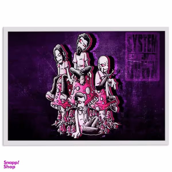 تابلو نوری بکلیت مدل طرح گروه گوریلاز Gorillaz مدل لایت باکس W-s1979