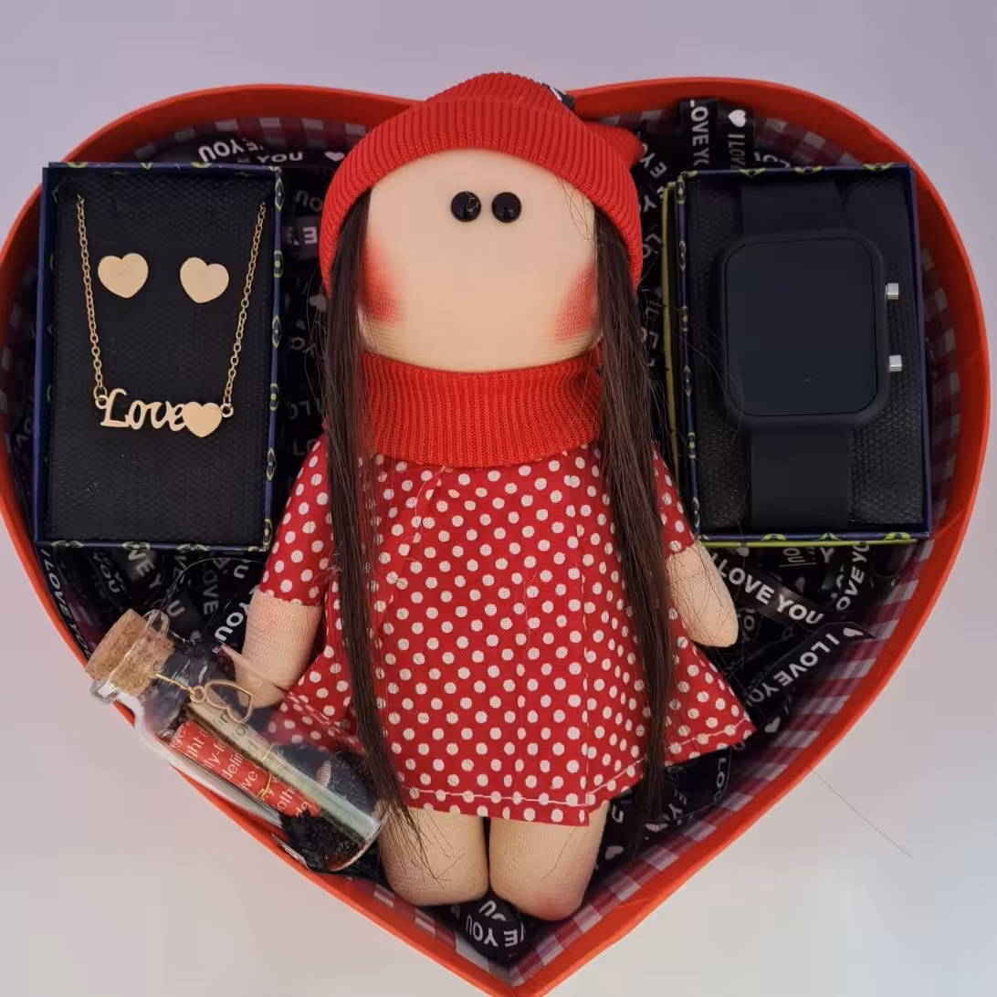 باکس دخترانه اقتصادی قرمز