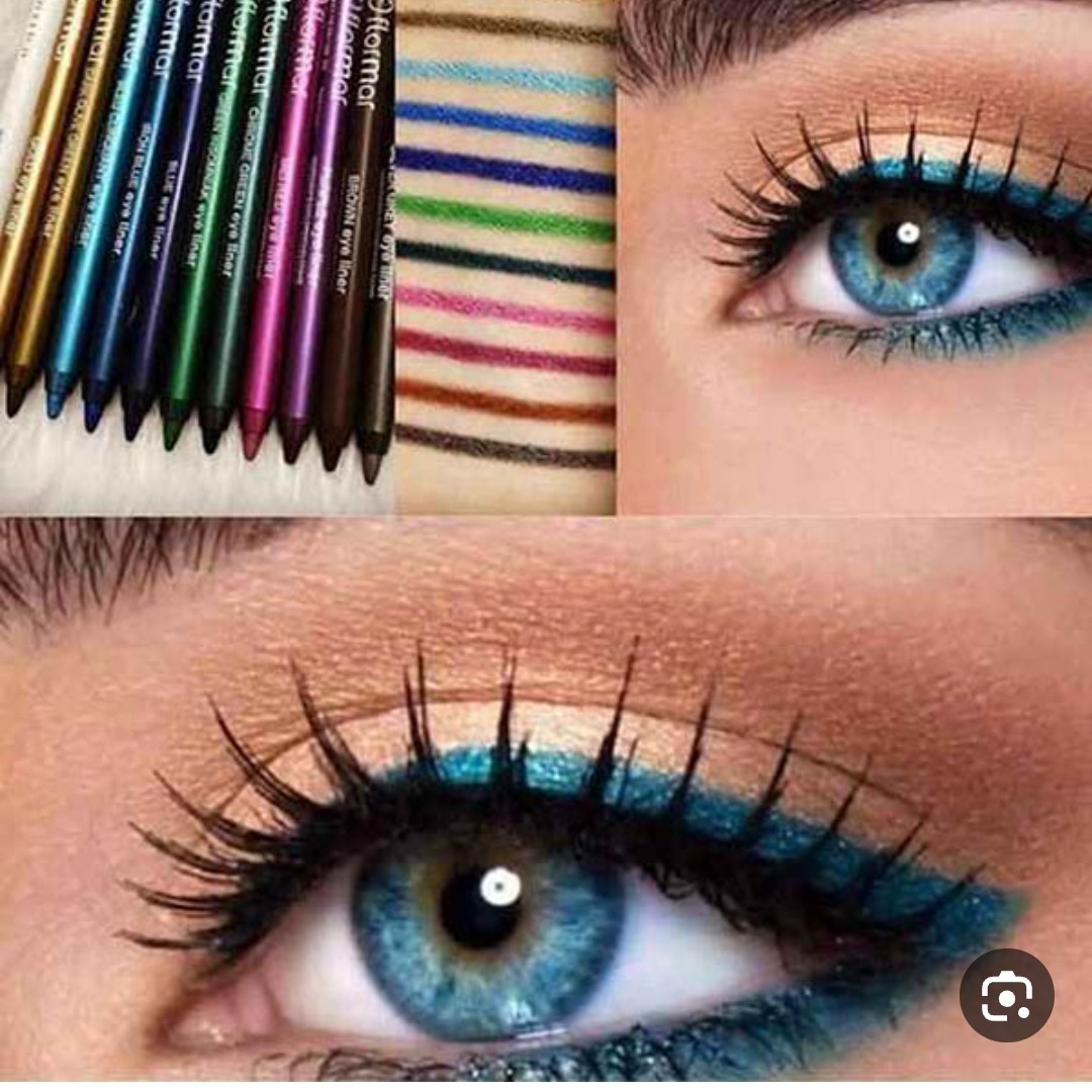 خط چشم رنگی 