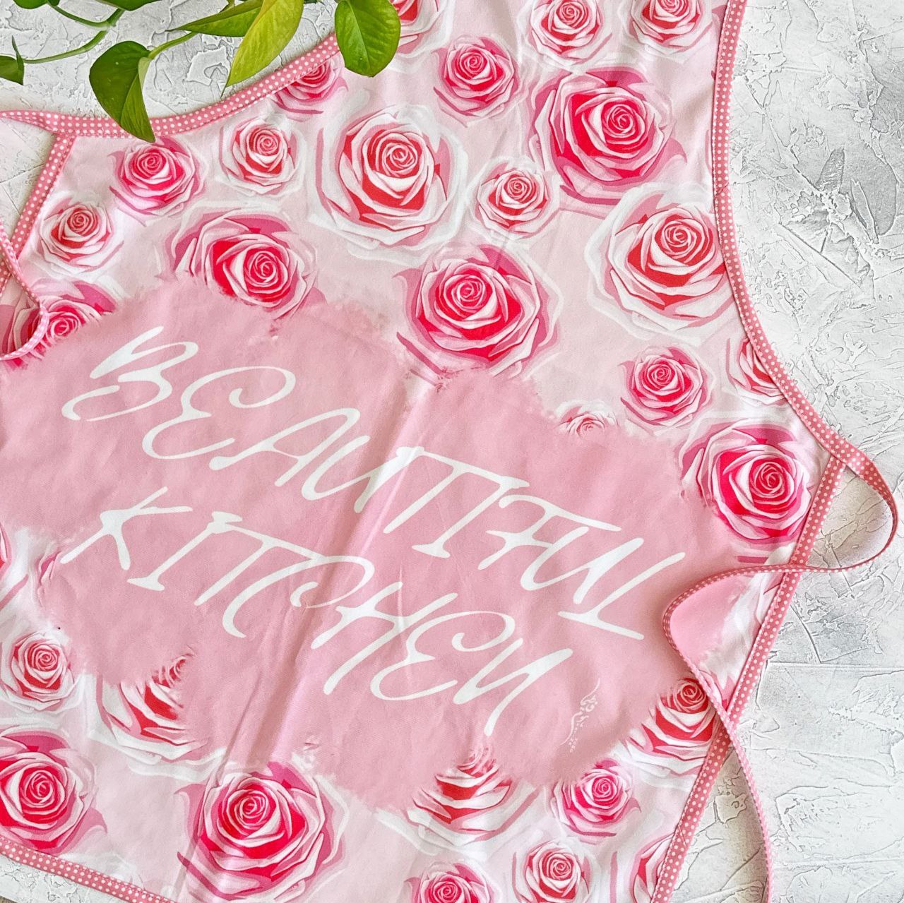 پیشبند مخمل نسوز مدل ریحان طرح 16