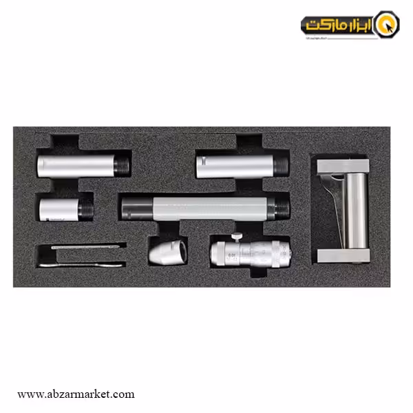 ست میکرومتر لوله آسیمتو داخل سنج 300-50 میلی متر مدل 0-01-240