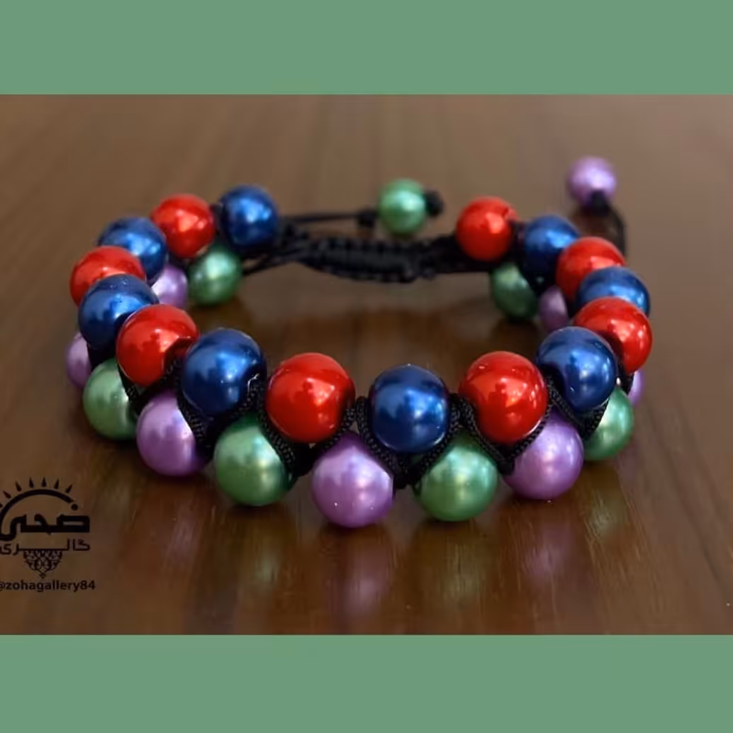 دستبند دولاین با گره کشویی 