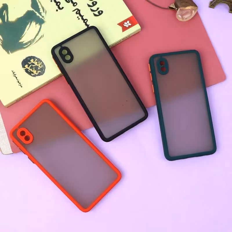 قاب پشت مات محافظ لنز دار مناسب برای گوشی موبایل Samsung Galaxy A01 core-A3 core