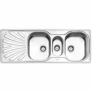 سینک استیل البرز مدل R-530 توکار  مدل