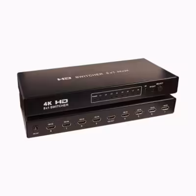 سوئیچ 8 پورت HDMI کی نت KS728 با ریموت کنترل
