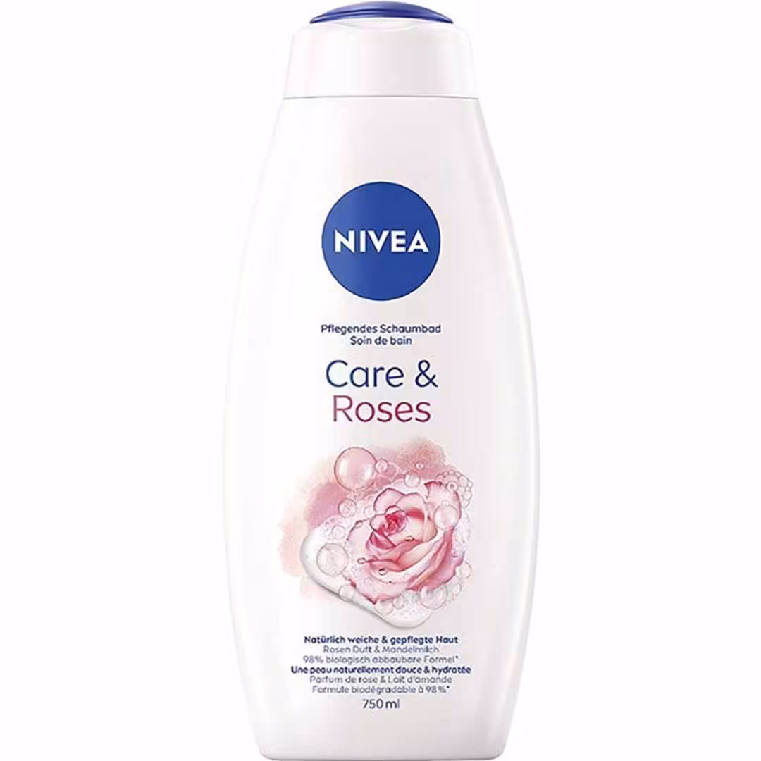 شامپو بدن نیوا 750 میلی لیتر مدل Nivea Care  Roses
