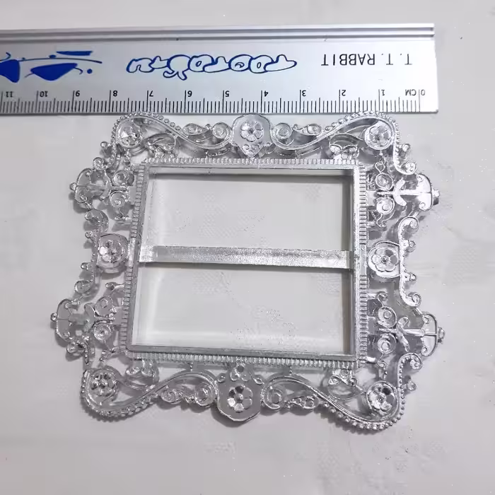 سگک پلاستیکی نقره ای(یک عدد)