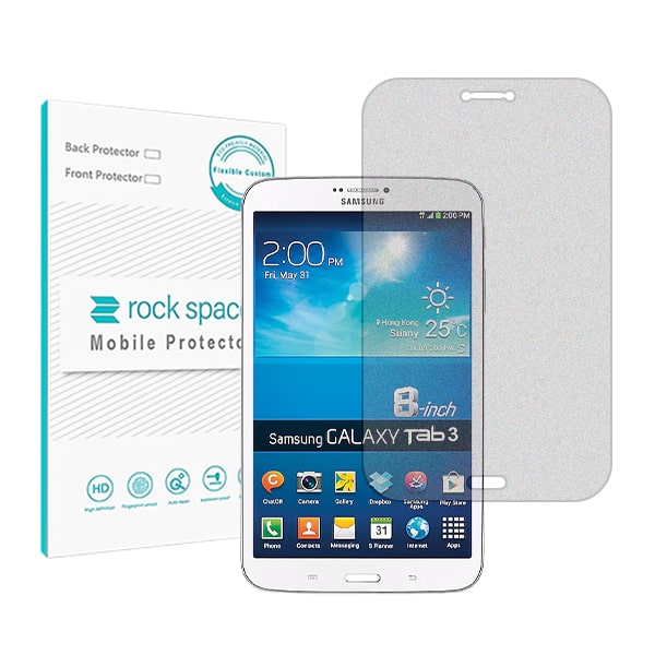 گلس تبلت سامسونگ Galaxy Tab 3 80 SM-T311 مدل نانو هیدروژل مات برند راک اسپیس کد L