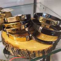 ست دستبند چرم با تنوع رنگ بندی 