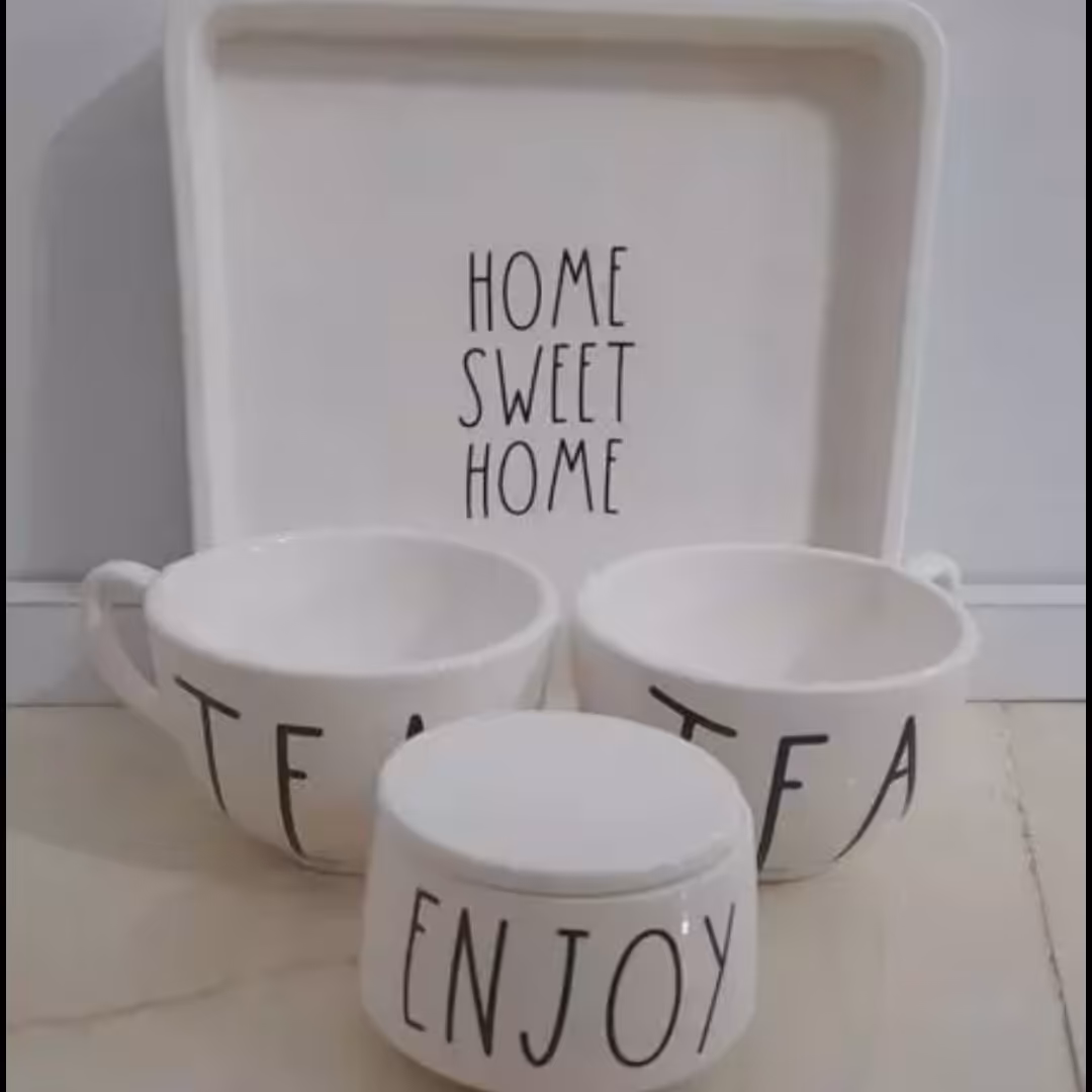 ست چای خوری 2 نفره طرح تکست (هزینه ارسال بعهده مشتری -پس کرایه)