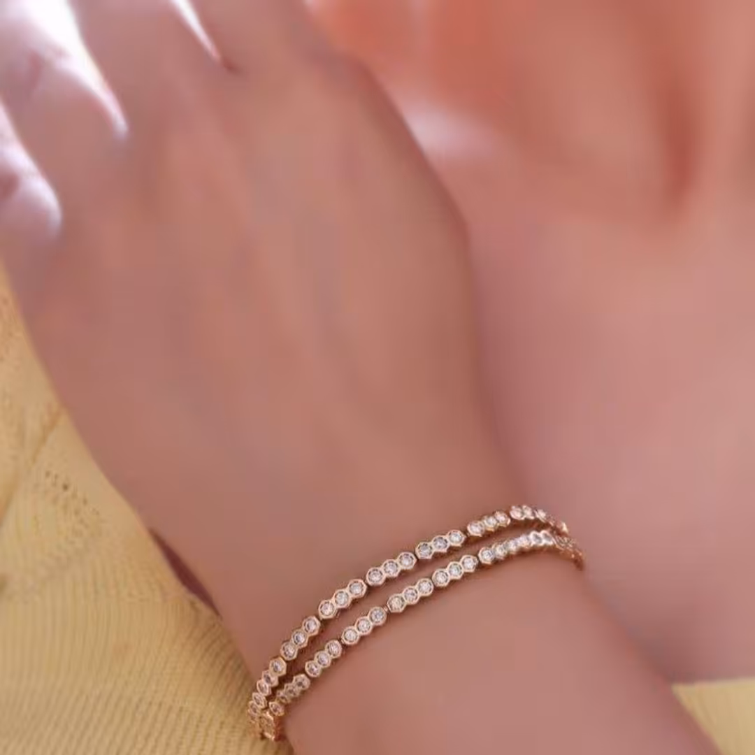 دستبند کد11829برند ژوپینگ  xuping.آبکاری طلا.رنگ ثابت.ضدحساسیت