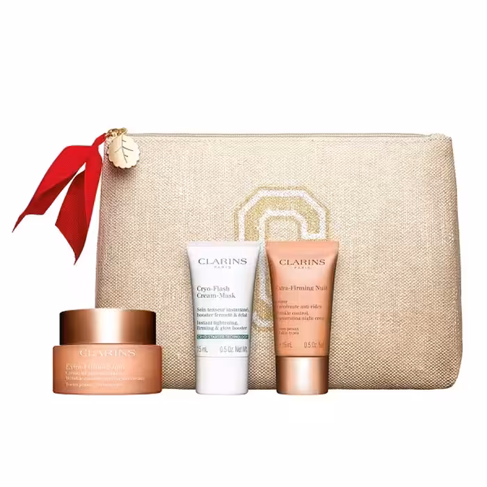 مجموعه مراقبت از پوست کلارنس مدل Extra Firming Collection بسته 4 عددی