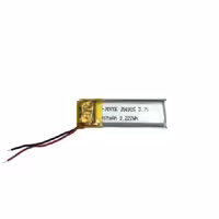 باتری لیتیومی مدل 350926 با ظرفیت 60 میلی آمپر ساعت