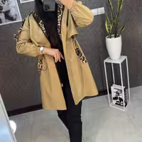 مانتو بارونی کتان ربکا 