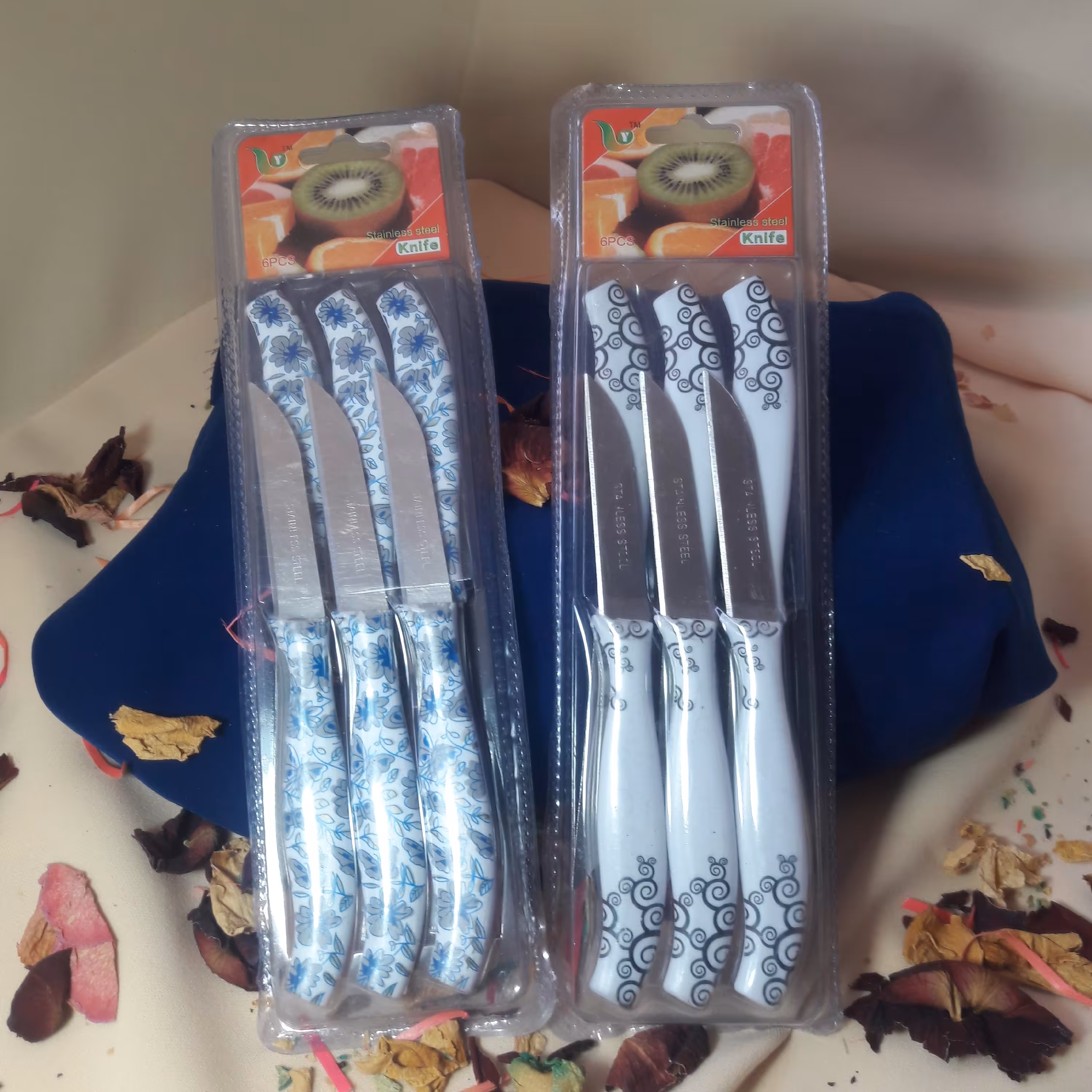 چاقوی آشپزخانه 6 تایی تیز و مقاوم