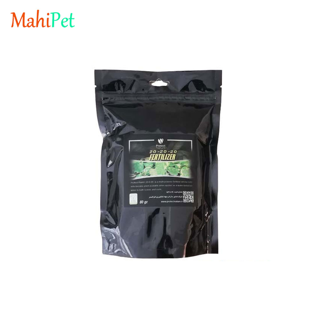 کود 20-20-20 گیاه آپارتمانی پروتکت نیچر Fertilizer وزن 80 گرم