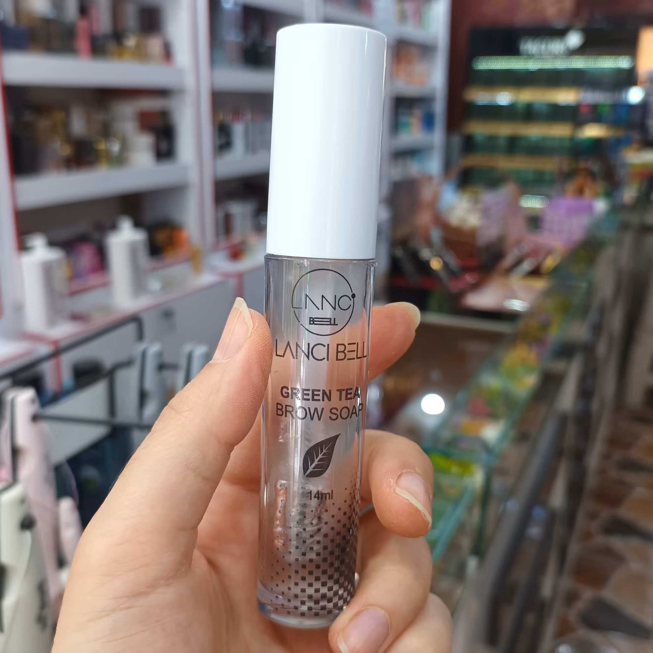 ژل ابروی لنسی بل LANCI BELLعصاره چای سبز حجم 14 میل