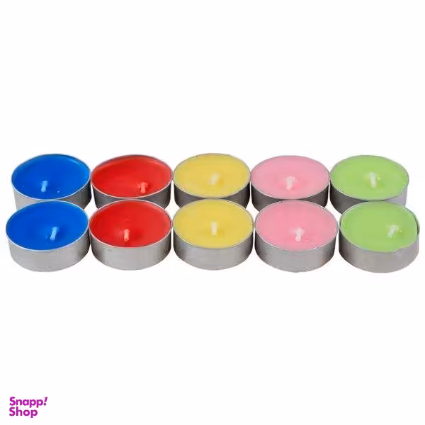 شمع وارمر مدل رنگی مجموعه 10 عددی