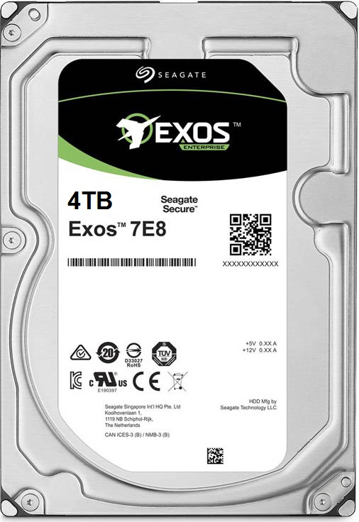 هارد اینترنال سیگیت مدل ST4000NM010A Exos 7E8 با ظرفیت 4 ترابایت